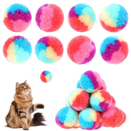 KALIONE 30 Pcs Soft Plush Cat Toy Balls Review — Worth It?