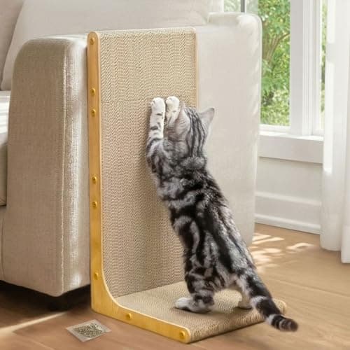 Conlun Cardboard Cat Scratcher Review: L-Shaped Scratching Pad That Actually Works