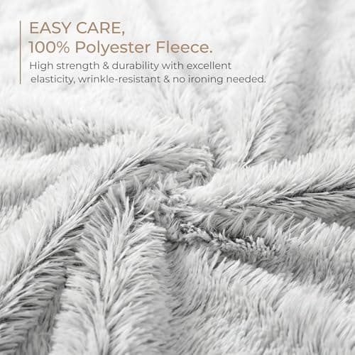 PJYuCien Dog Blanket for Dogs, Puppies and Pets, Lightweight & Portable Fluffy Fleece Throw, Super Soft Plush Cat Blanket for Couch/Car Seat/Furniture, Machine Washable, 16"x24", Grey