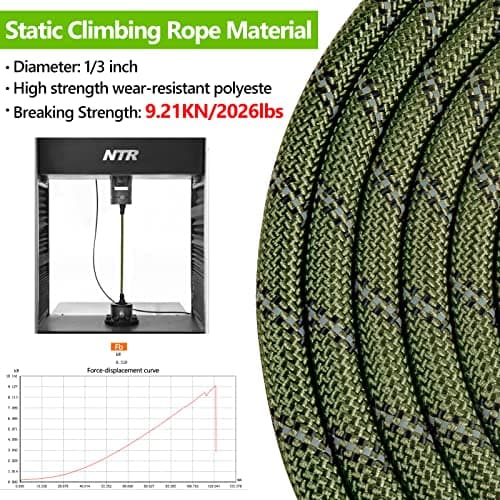 NTR Heavy Duty Dog Leash, 15FT Training Leash with Swivel Lockable Hook, Padded Handle and Highly Reflective Threads, Long Lead for Walking, Hunting, Camping, Backyard for Small Medium Large Dog