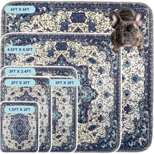 PUPIBOO Washable Pee Pads for Dogs and Cats - Super Absorbent Reusable Puppy Training Pads - 100% Waterproof, Leak-Proof & Non-Slip Whelping Pads for Pet Housebreaking