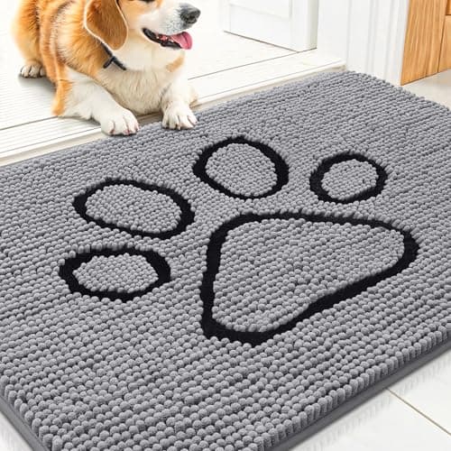 Smiry Dog Door Mat Review: A Practical Look at the Chenille Muddy Paws Mat